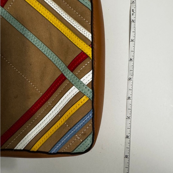 Tory Burch Miller Light Cream/Multicolor Leather Shoulder Bag/Crossbody - Picture 9 of 10